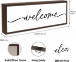 Welcome Wood Home Decor Signs, Welcome Simplicity Wood Plaque, Home Tabletop - Image 5