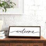 Welcome Wood Home Decor Signs, Welcome Simplicity Wood Plaque, Home Tabletop - Image 2
