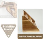 Acacia Wooden Spice Rack for Countertop - 3 Tiered Spice Rack Organizer - Image 5