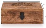 Handmade Mango Wood Tree of Life Engraving Beautifully Keepsake Box Jewellery - Image 6