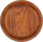 Mango Wood Decorative Round Carved Bowl for Decoration, Centerpiece Bowl - Image 3