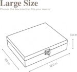Old World Wooden Keepsake Box - Image 2