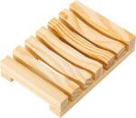 Natural Wooden Soap Dish Soap Saver Holder Soap Tray for Bathroom - Image 7