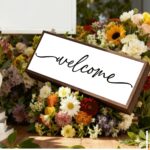 Welcome Wood Home Decor Signs, Welcome Simplicity Wood Plaque, Home Tabletop - Image 4