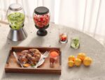 Acacia Wood Serving Tray with Metal Handles, 15x10in Ottoman Decorative Trays - Image 5