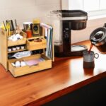 Bamboo Desk Organizer with Adjustable File Holder, Mail Organizer Countertop - Image 7