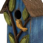 Bird Houses for Outside, 9.7" H Hanging Bird House for Outdoor, Patio Garden - Image 6