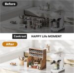 Spice Rack Organizer, 3 Tier Wood Kitchen Counter Spice Rack, Large Counter - Image 4