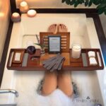 Bamboo Bathtub Tray Caddy for Tub - Image 4