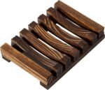 Natural Wooden Soap Dish Soap Saver Holder Soap Tray for Bathroom