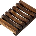 Natural Wooden Soap Dish Soap Saver Holder Soap Tray for Bathroom