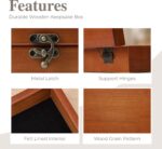 Old World Wooden Keepsake Box - Image 5
