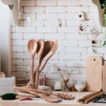 12 inch Olive Wooden Utensils for Cooking, Long Handle Wooden Spoons - Image 3