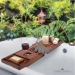 Bamboo Bathtub Tray Caddy for Tub - Image 5