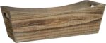 Wood Window Box - Handled Buffalo Brown