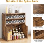 Spice Rack Organizer, 3 Tier Wood Kitchen Counter Spice Rack, Large Counter - Image 3