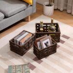 Nested Wooden Storage Crates Set of 3 (L, M, S) - Image 5