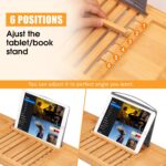Bathtub Tray Caddy, Expandable Bamboo Bath Tray for Tub - Image 6