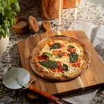 Acacia Wood Cutting Board and Chopping Board with Handle for Meat, Cheese - Image 5